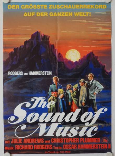 The Sound of Music re-release german movie poster